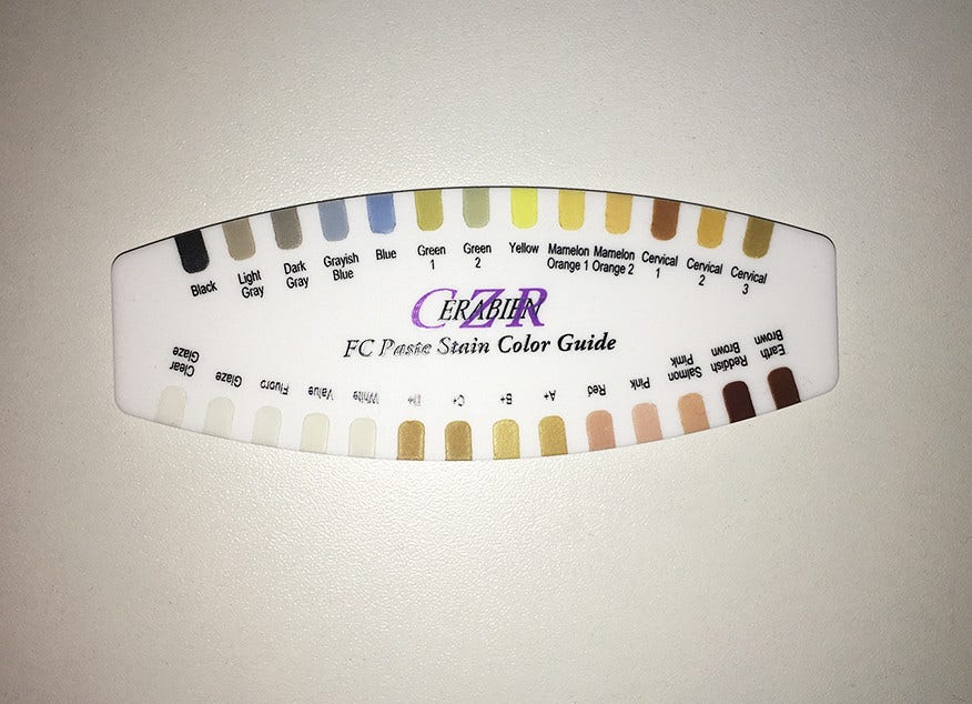CZR FC PASTE STAIN COLOR GUIDE