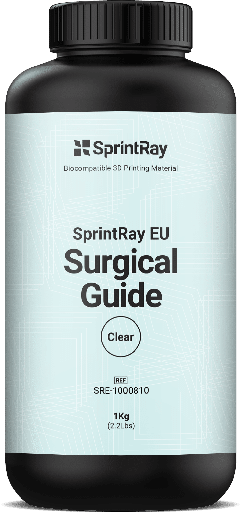[SRE-1000807] SprintRay EU Surgical Guide clear  transparent